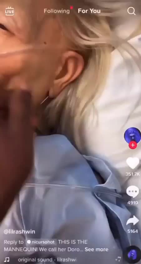 A mannequin is infected with covid?