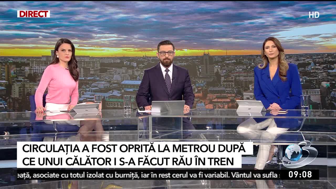 Metrou blocat în stația Obor, după ce unui pasager i s-a făcut rău