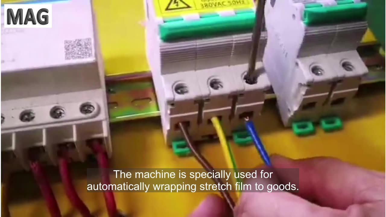 Aluminum profile wrapping machine