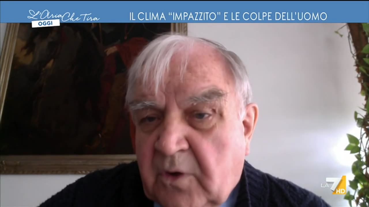 🔴 Fisico Franco Prodi a L'ariaCheTira: "il cambiamento climatico è connaturato, non può non esserci"