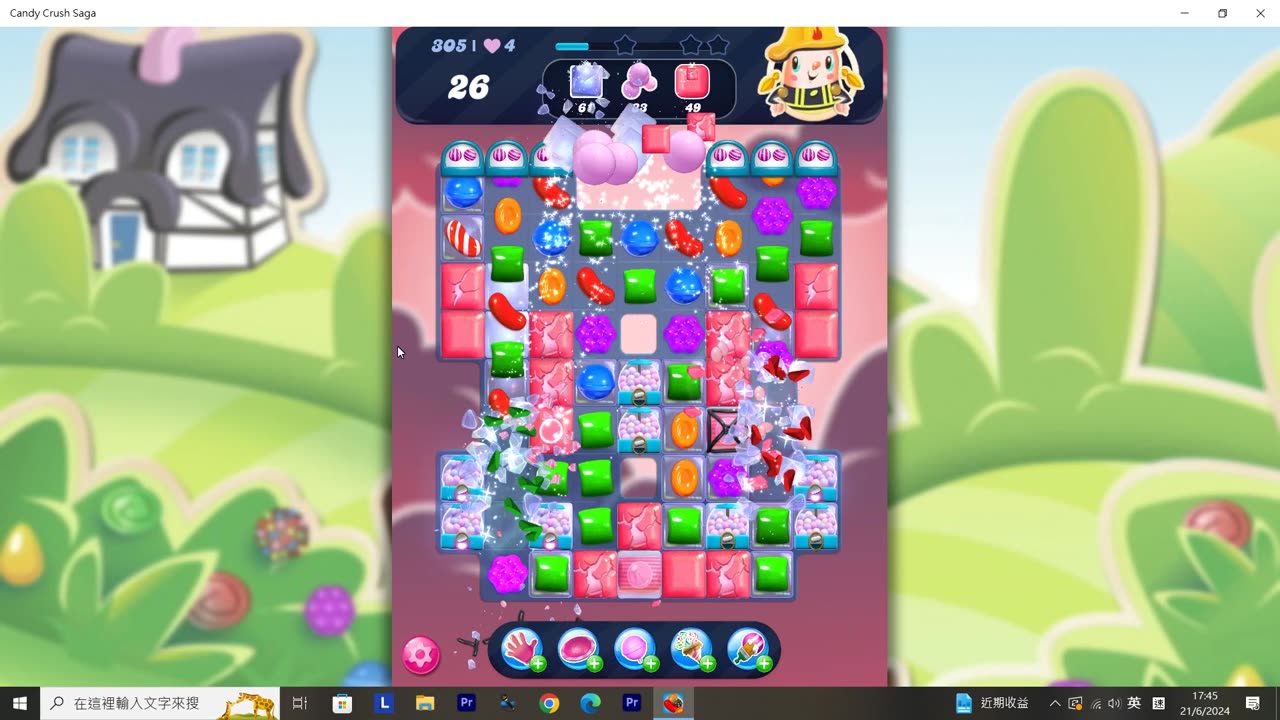 Candy Crush Saga Record (Level 305)