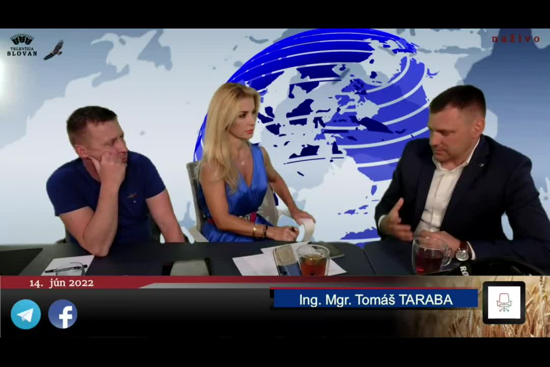 Tomáš Taraba v TV SLOVAN – 14.6.2022