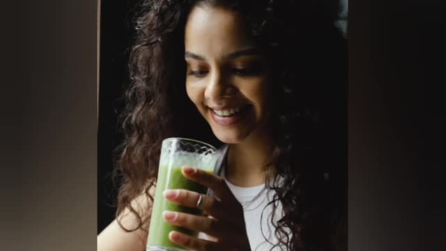 This is how my face looks when I have to drink something healthy