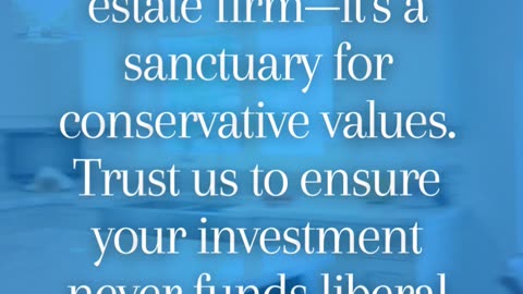 A sanctuary for conservative values 🤝