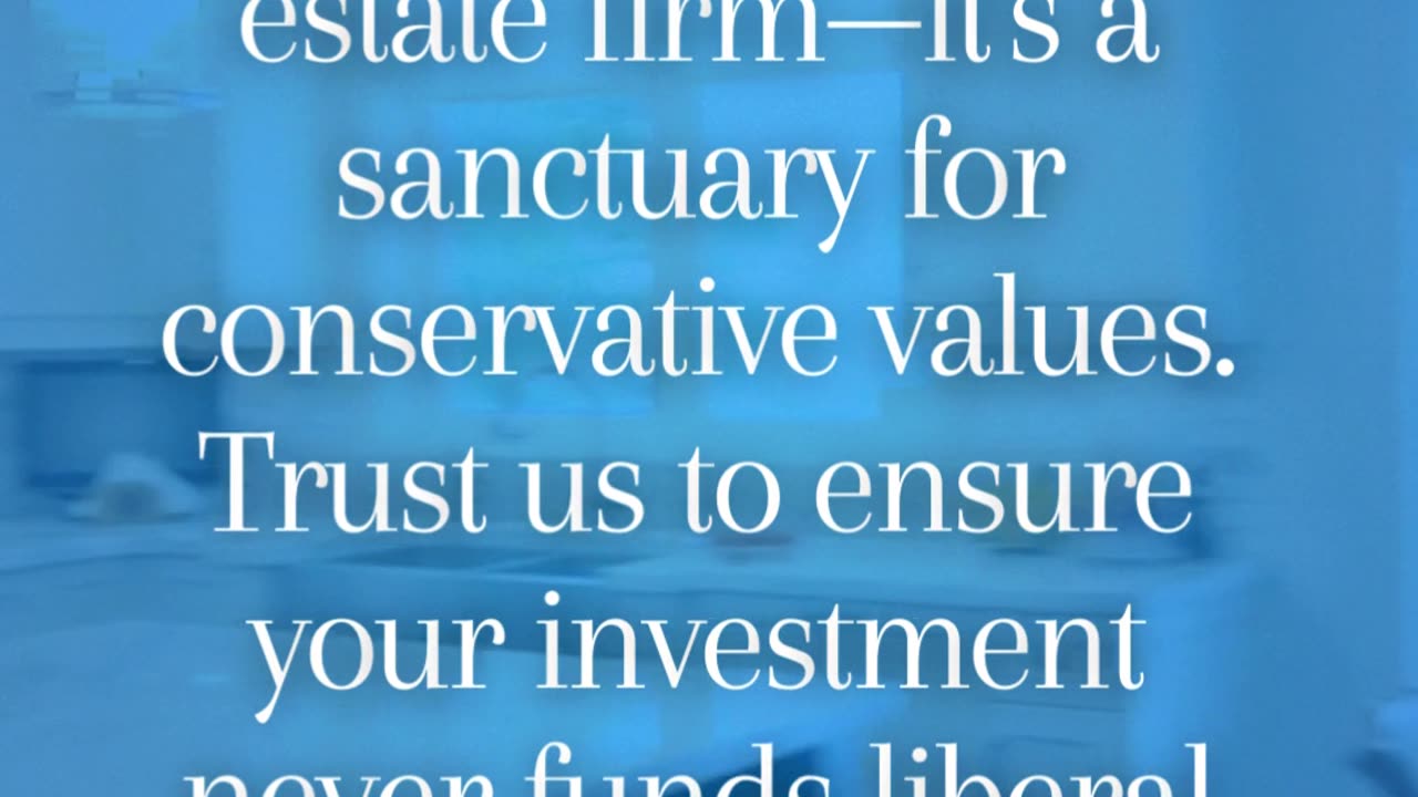 A sanctuary for conservative values 🤝