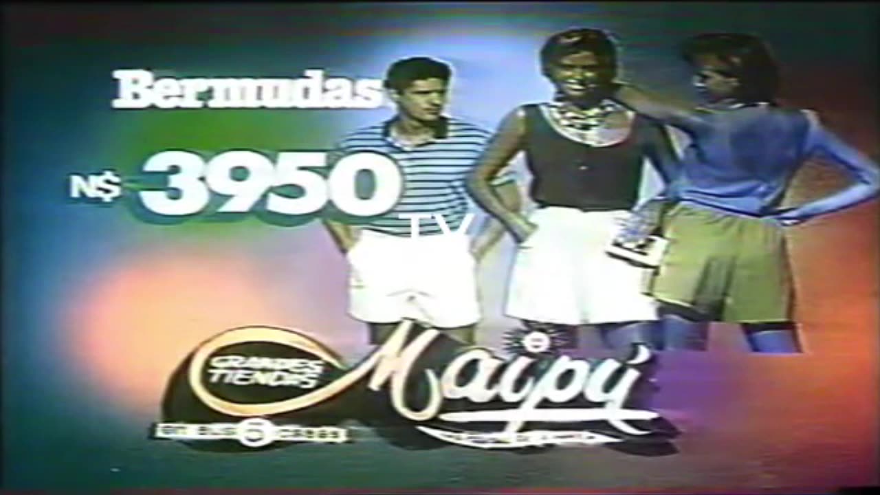 Grandes tiendas Maipú - Oferta en Bermudas (Uruguay, 1990)