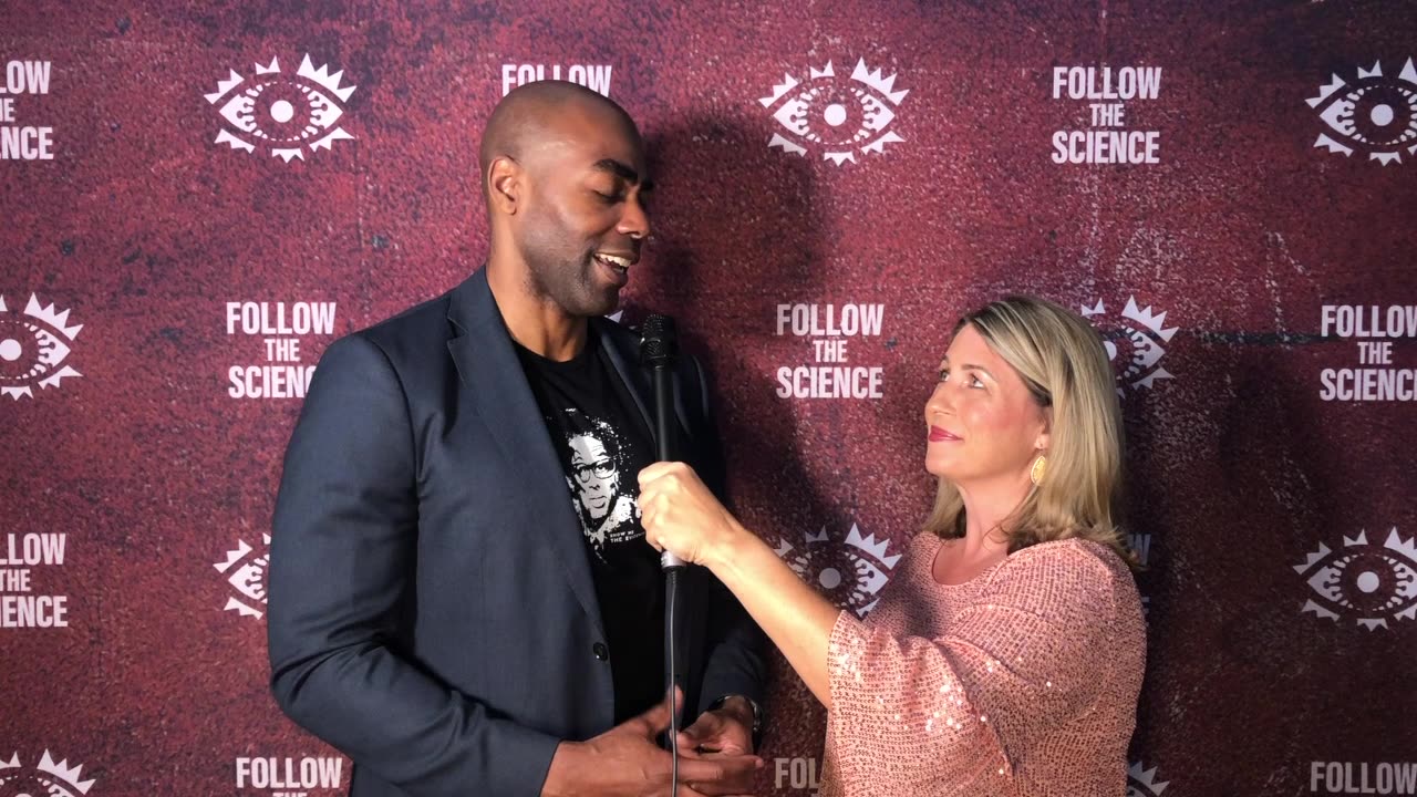 Actor Clifton Duncan LIVE at the world premiere of "Follow The Science: Lockdowns Go Viral"