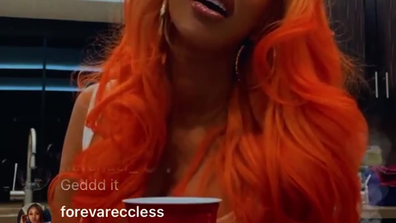 Cardi B Freaky Instagram Live