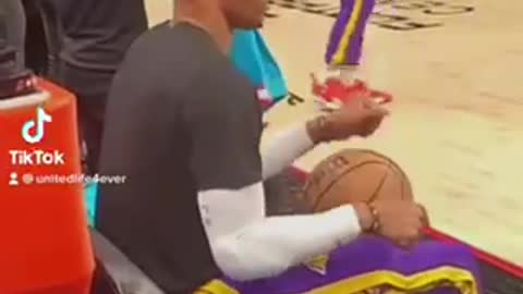 Russell Westbrook pre game routine dance