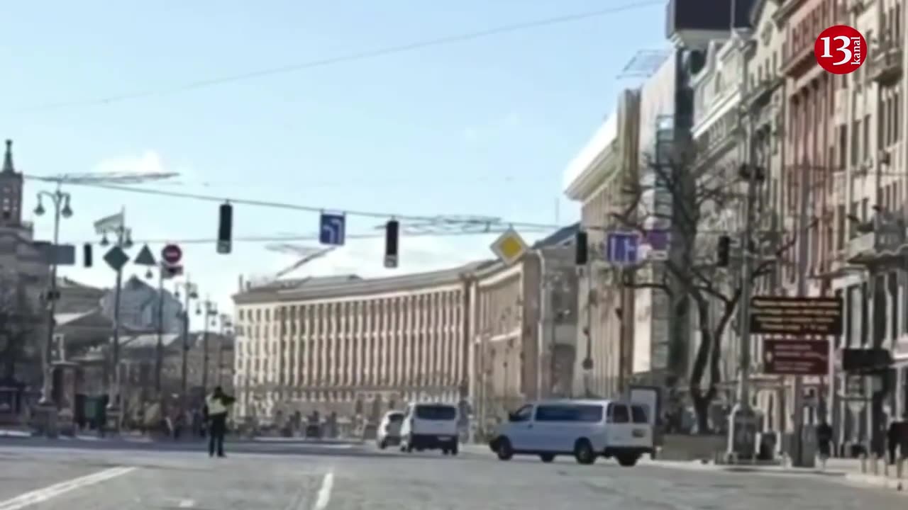 Biden’s motorcade leaves Kyiv