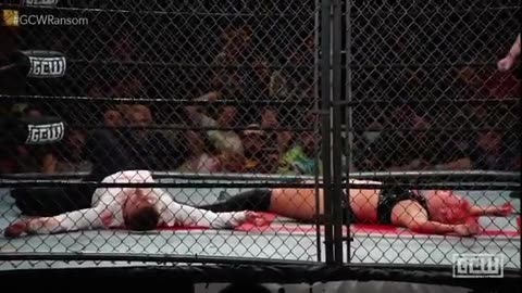 FREE MATCH Charles Mason Vs Allie Katch STEEL CAGE MATCH GCW