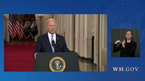 Just in!! President Biden Delivers Remarks on Ending the War in Afghanistan