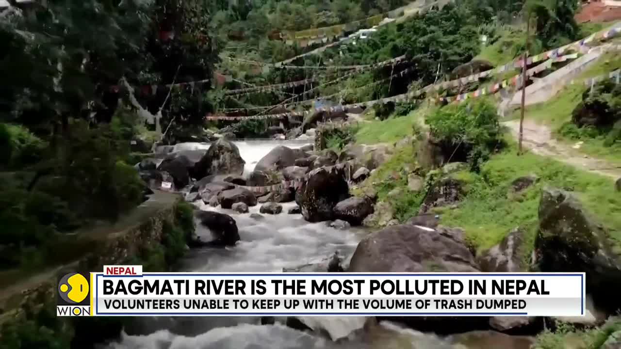 Heaps of garbage tossed into Nepal's holy river Bagmati | World News | WION