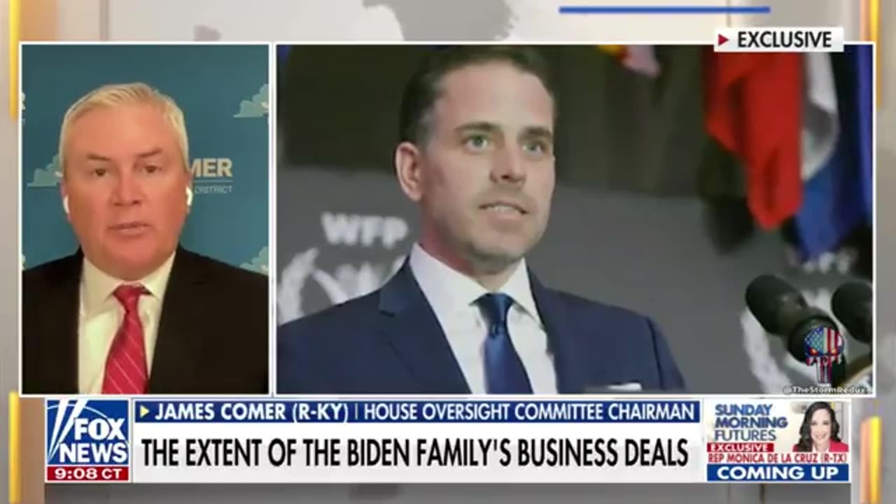 House Oversight Chair James Comer tells DOJ NOT to indict Hunter Biden until Wednesday