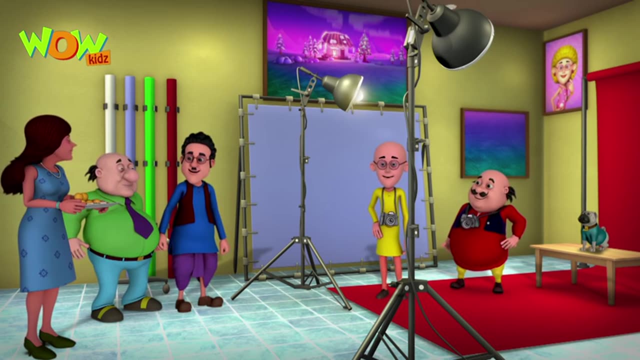 Photo Shop - Motu Patlu in Hindi - 3D Animation Cartoon for Kids