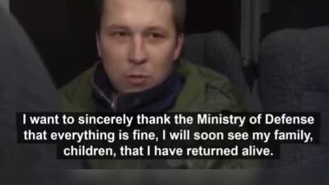 Russian troops, released from captivity, share HEARTWARMING emotions