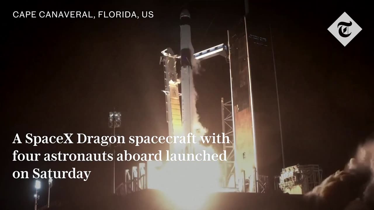 SpaceX rocket blasts off to International Space Station