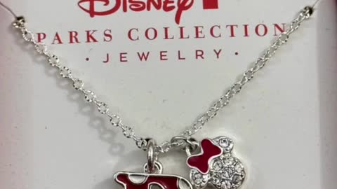 Disney Parks Letter B Minnie Mouse Polka Dot Necklace #shorts