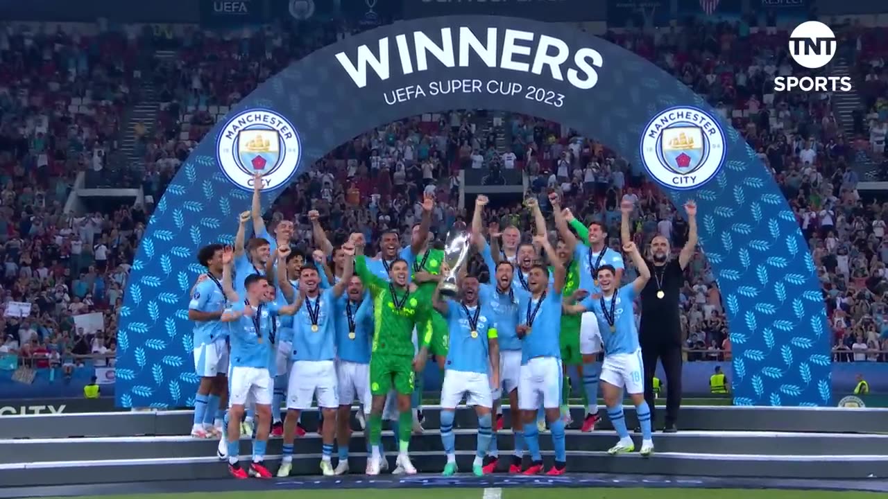 A THRILLING Penalty Shoot-Out | Man City v Sevilla | Super Cup | Highlight