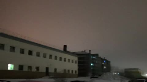 Night silence in Vorkuta city