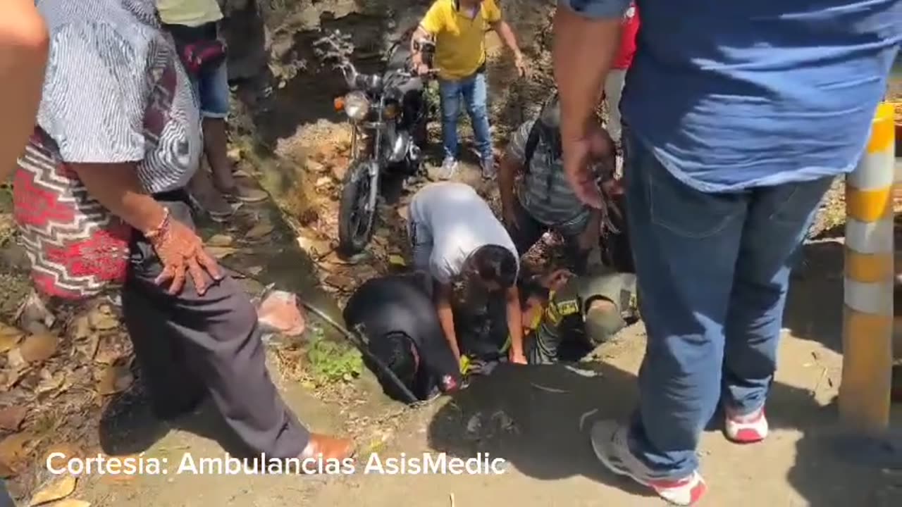 Accidente motocicleta