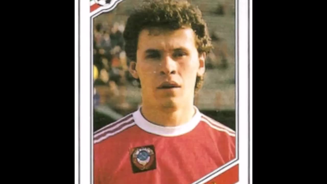 PANINI STICKERS SOVIET UNION TEAM WORLD CUP 1986