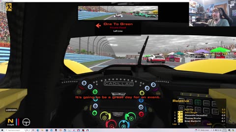 iRacing A Fixed IMSA iRacing Series from Watkins Glen 6/12/24. V8 Power.