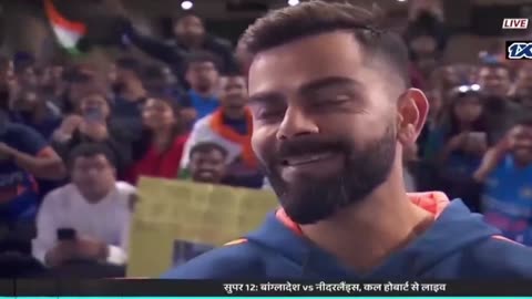 Virat Kohli Hindi interview after his unbelievable 83* vs Pak, ICC T20 World Cup 2022