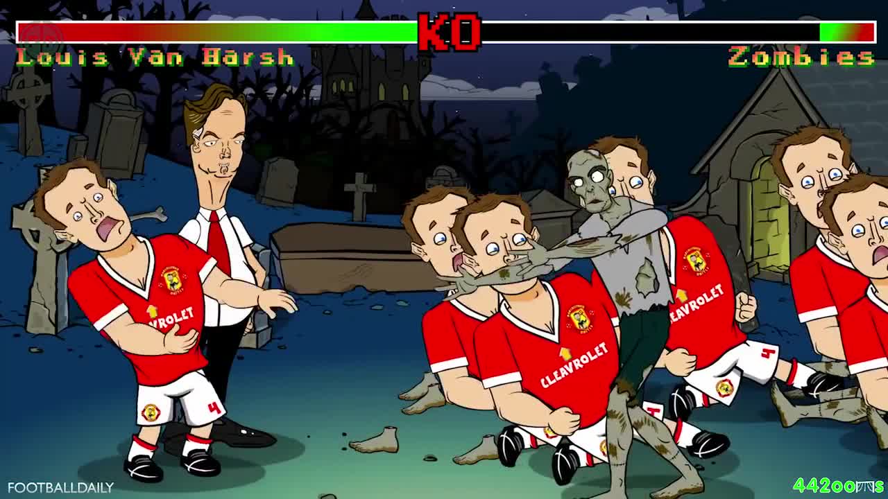 Football Managers vs Zombies! feat. Mourinho, van Gaal & Benitez.