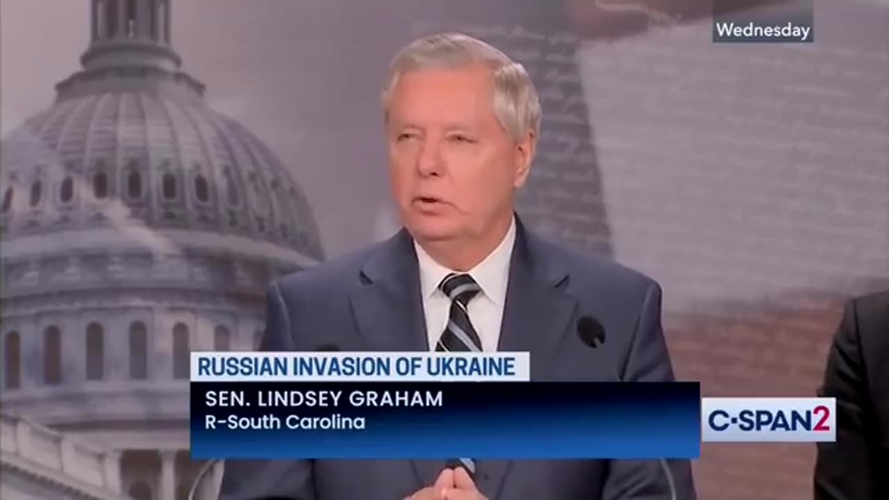 Lindsey Graham addressed Russian generals and pilots: "By dropping cluster bombs on civilians