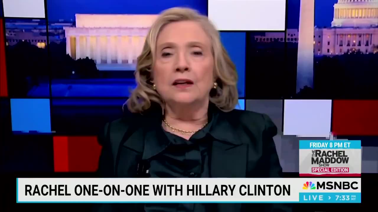 Hillary Clinton calls for people who are spreading "Misinformation" to be Jailed