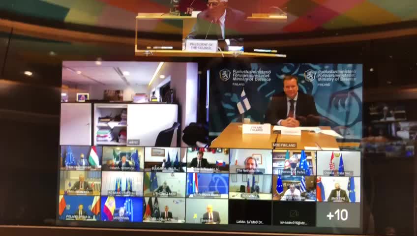 epic 🤣 secret EU defense ministers video meeting