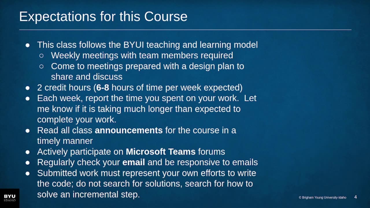BYUI CSE210 Fall 2023 Introduction