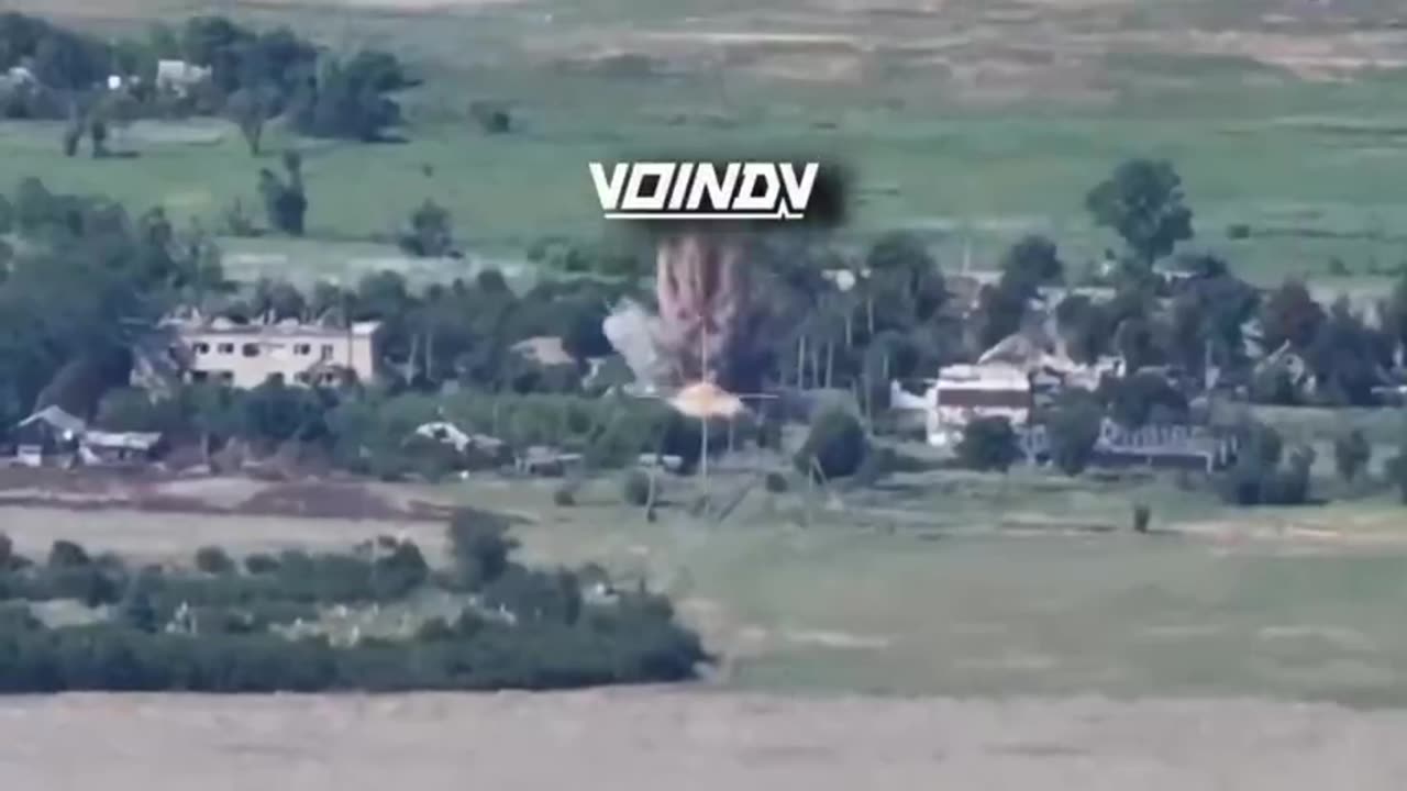 The Ukraine hoax with strange filmed blast with a side camera ?lol