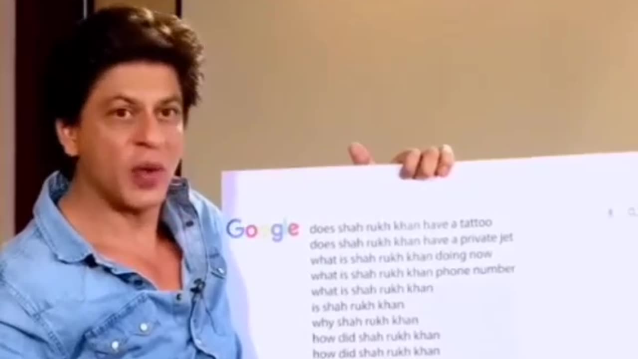 Shahrukh Khan's mobile number