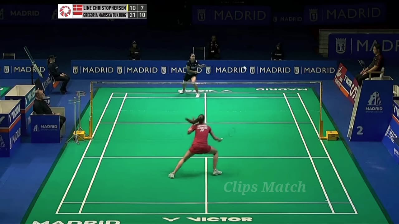 highlights - Gregoria Mariska Tunjung vs Line Christophersen - Spain Masters 2023