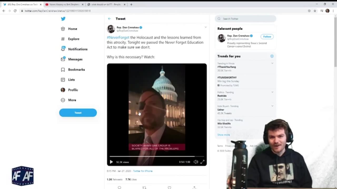 NICK FUENTES EXPLAINS DAN CRENSHAW'S HOLOCAUST DAY TWEET