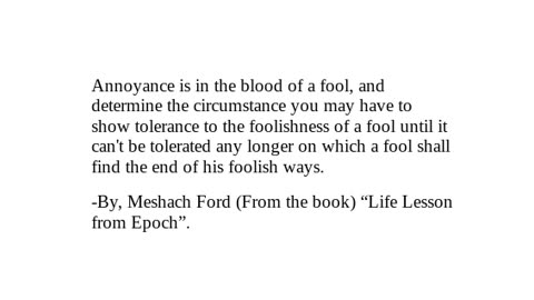 "Life Lesson from Epoch" Checkout Description