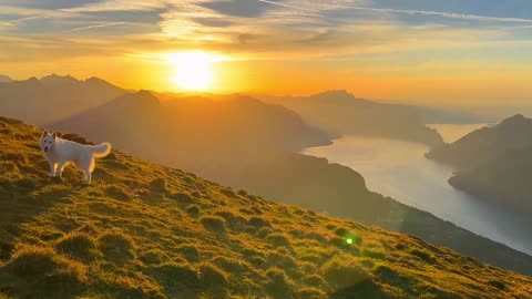 Come and watch the sunset glow