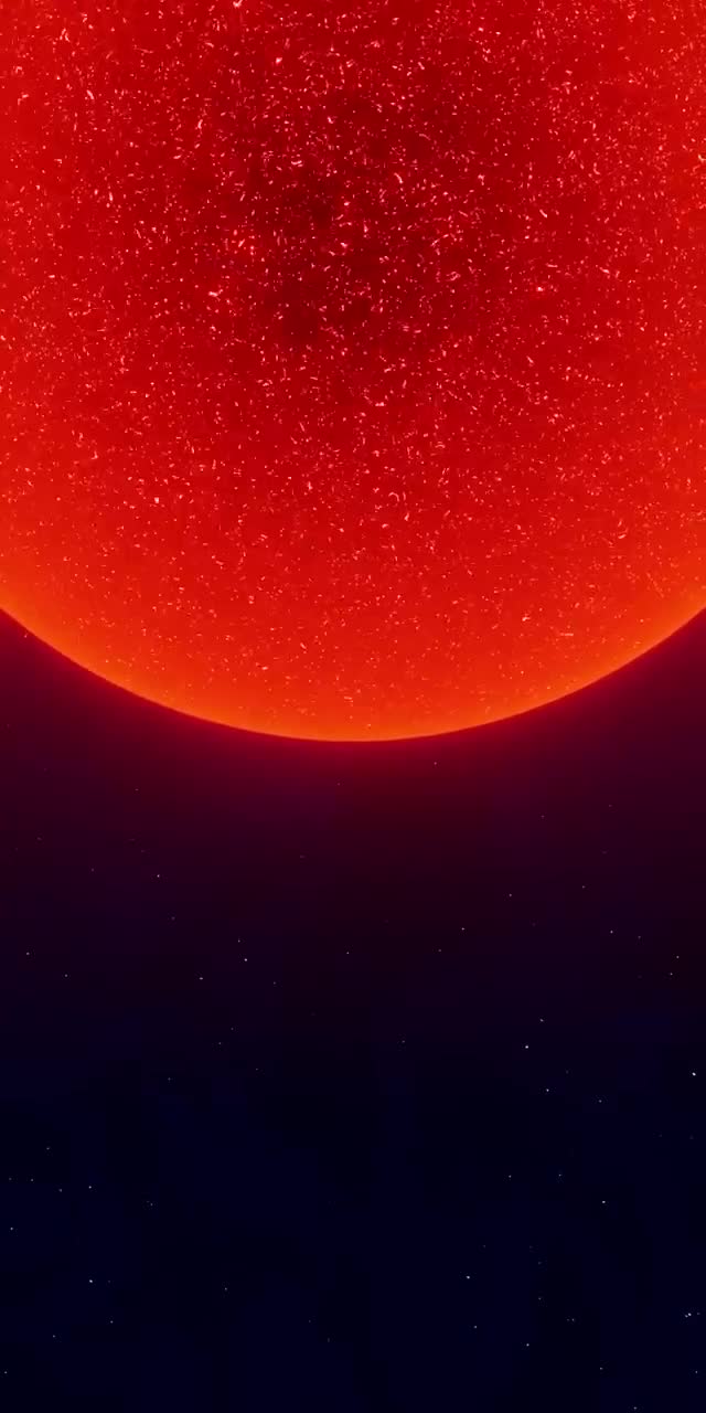 Sun vs. the largest star in the universe