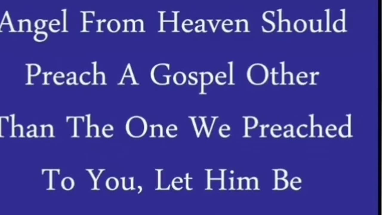 PASTOR WAS ABRUPTLY INTERRUPTED DURING HIS PREACHING OF A DIFFERENT JESUS THAN THE ONE IN THE BIBLE