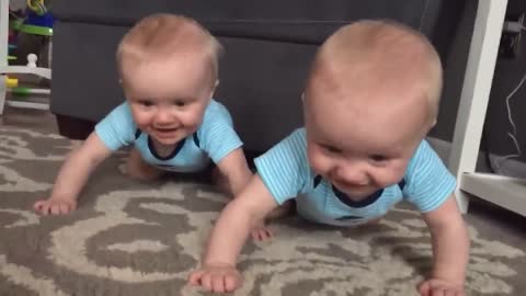 Best Videos Of Funny Twin Babies Compilation #2 _ Bipple/8