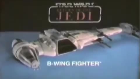 Star Wars 1983 TV Vintage Toy Commercial - Return of the Jedi B-Wing Fighter