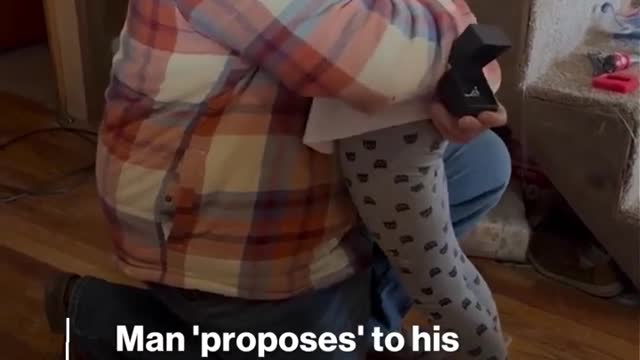 Man 'proposes' to stepdaughter...