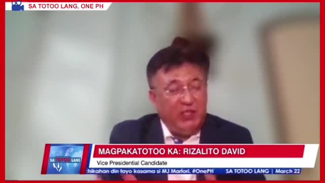 Rizalito David sa"grand coalition"«VS. BBM-Sara tandem