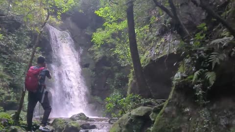 Hidden water falls at sundarijal