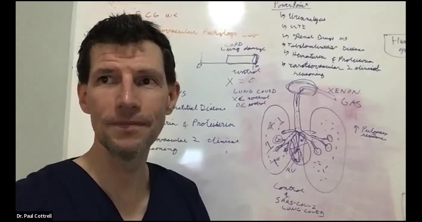 HIV War Room Ep122 (Lung damage in Long Covid patients) by Dr. Paul Cottrell