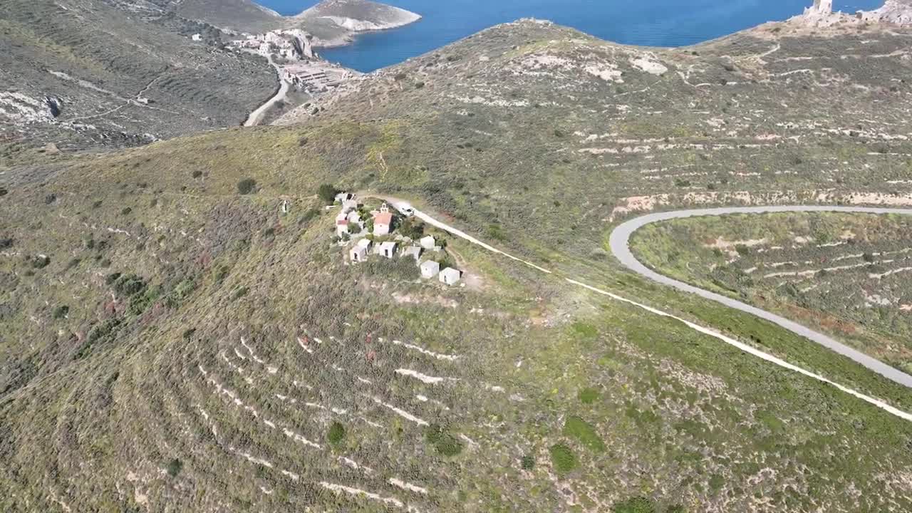 Grigorakaki Turm ❁ Marmari ❁ Porto Kagio ❁ Achilio ❁ Greece ❁ Nature Scenery 4kDeepGarden