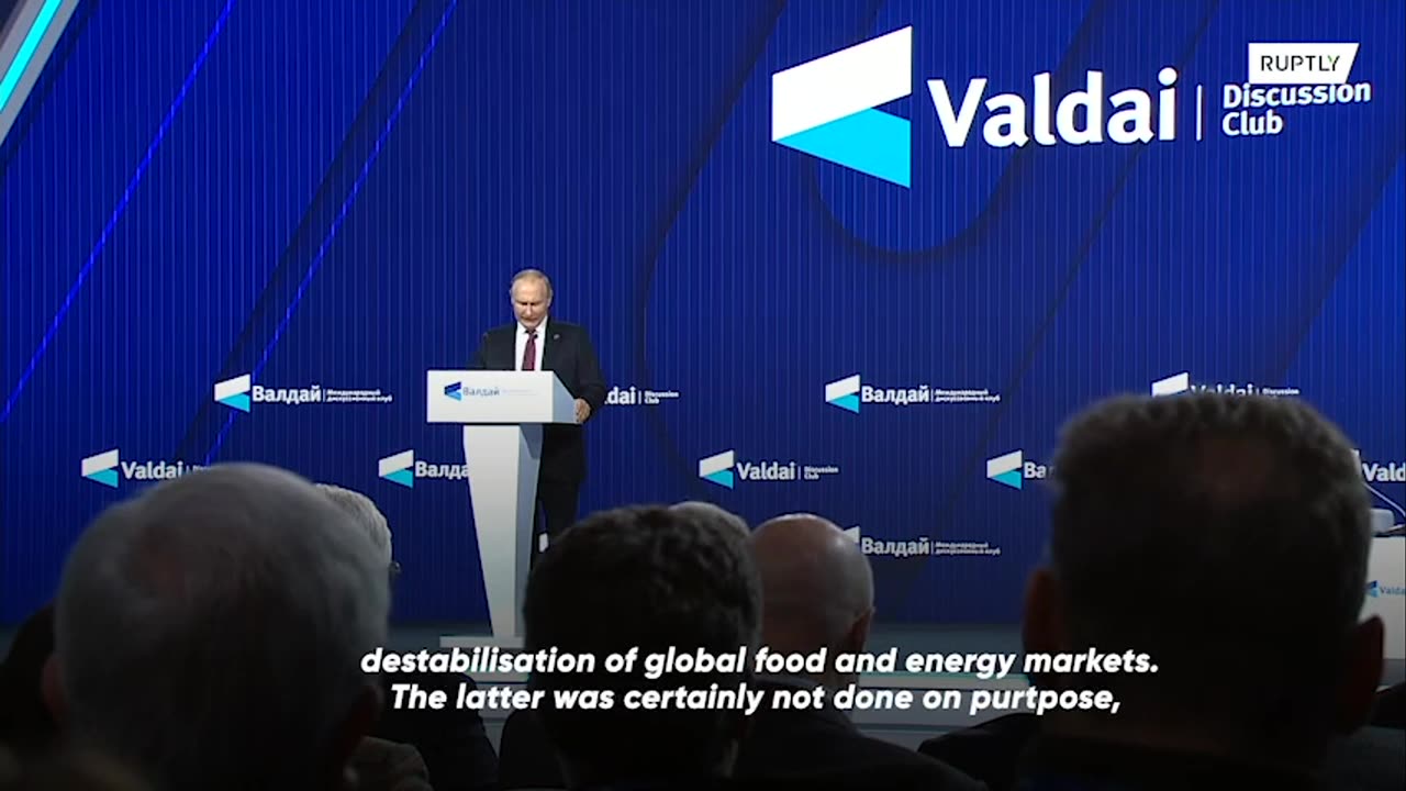 'West incites war in Ukraine, provocations around Taiwan'- Putin at Valdai forum