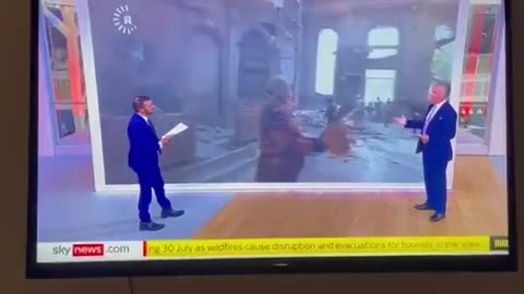 UK mainstream media talking of the "evil Russians" bombing Ukraine...